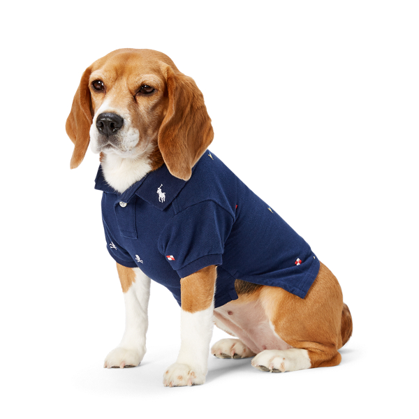Embroidered Dog Polo Shirt for Home Ralph Lauren® AM