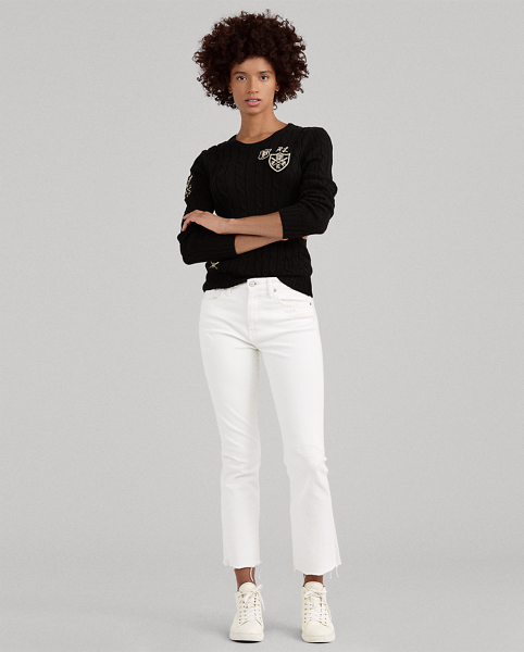 Polo Ralph Lauren Chrystie Kick-Flare Crop Jean 1