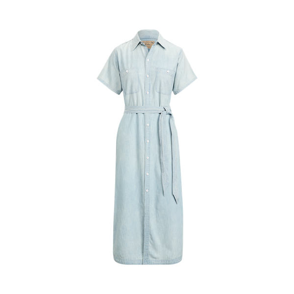 cotton linen shirt dress