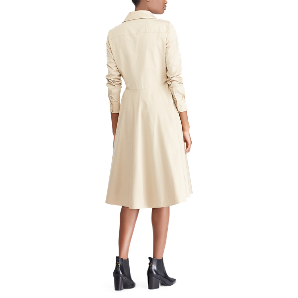 Polo Ralph Lauren Lace-Up Cotton Poplin Dress 3