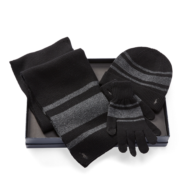 polo hat and glove set