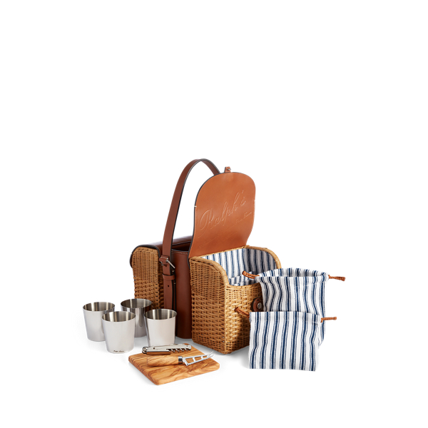 Ralph Lauren Bailey Wine & Cheese Tote In Saddle