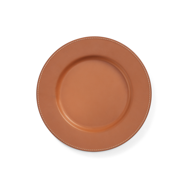 Assiette de présentation Wyatt cuir