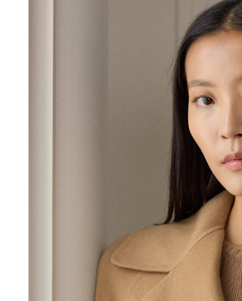 This American-made coat elevates an iconic wrap silhouette with double-faced Italian cashmere.