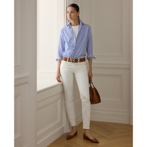 Ralph Lauren Collection Adrien katoenen overhemd met strepen 3