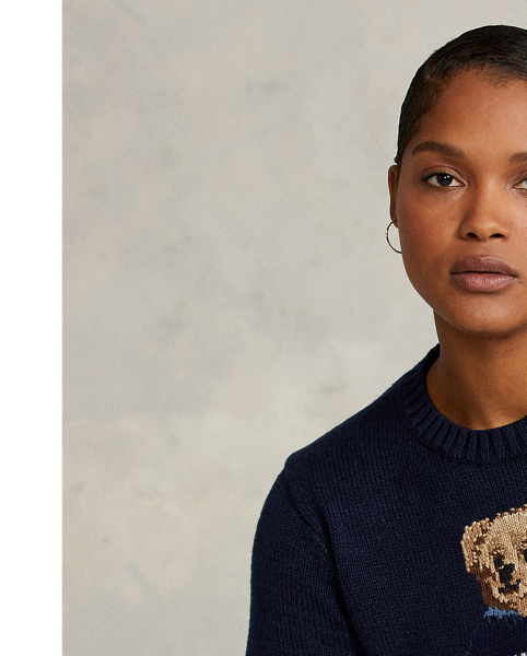 Polo Bear Cotton Linen Sweater