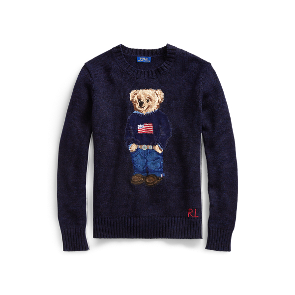 Polo Bear Cotton-Linen Jumper