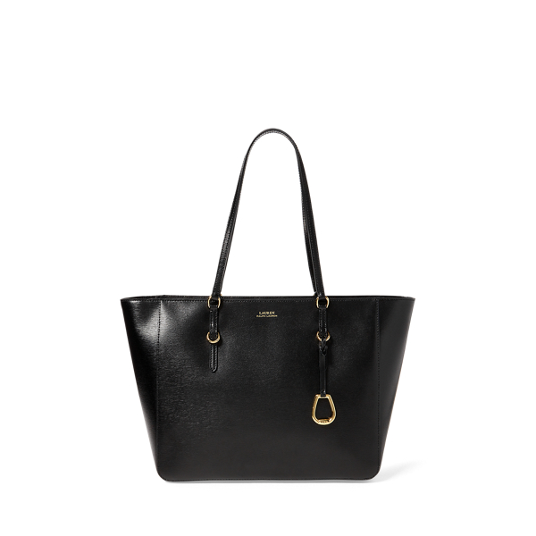 lauren saffiano leather tote