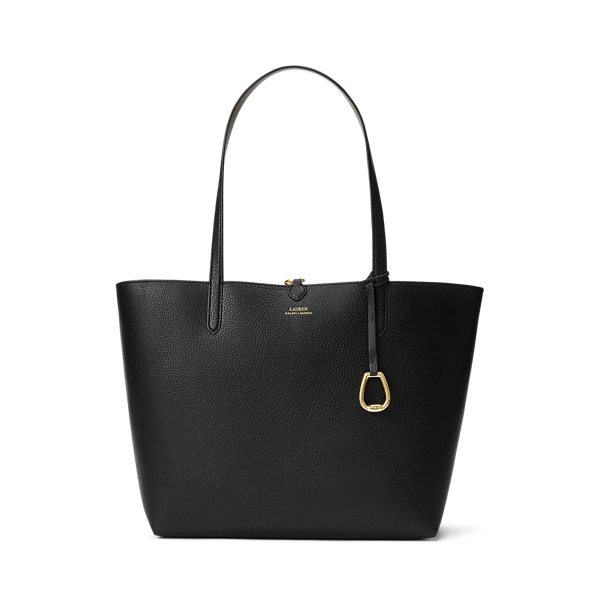 ralph lauren faux leather tote