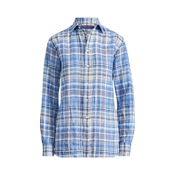 Adrien Plaid Linen Shirt | Ralph Lauren UK