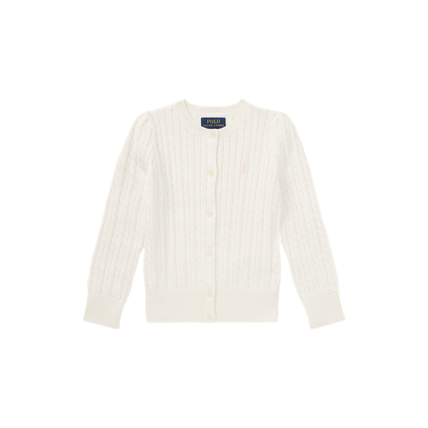 Cardigan à mini-torsades en coton