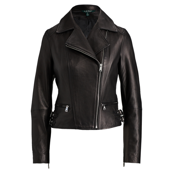 Lambskin Leather Moto Jacket for Women | Ralph Lauren® CH