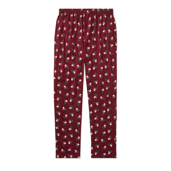 purple polo pajama pants
