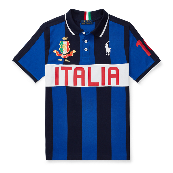 Italy Cotton Mesh Polo Shirt for Children | Ralph Lauren® CH