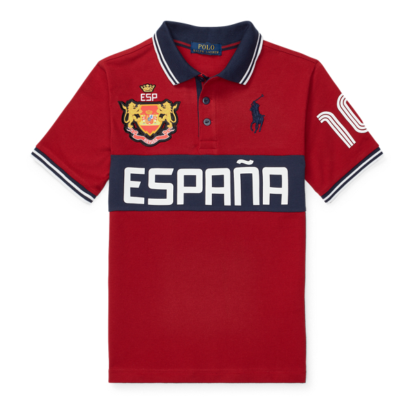 Spain Cotton Mesh Polo Shirt | Ralph Lauren UK