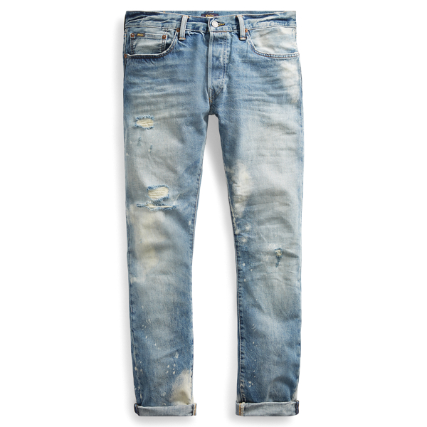 polo ralph lauren men's sullivan slim distressed jeans