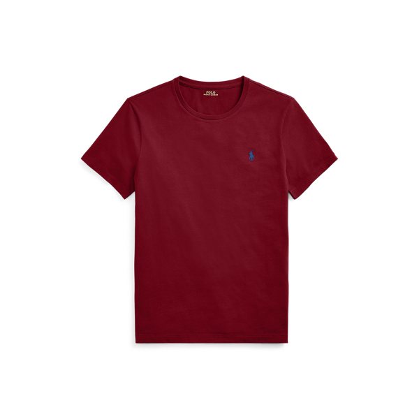 T-shirt ajusté à col rond en jersey pour Men | Ralph Lauren® FR