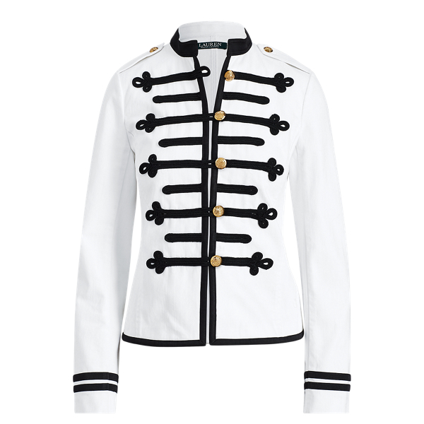 ralph lauren denim military jacket