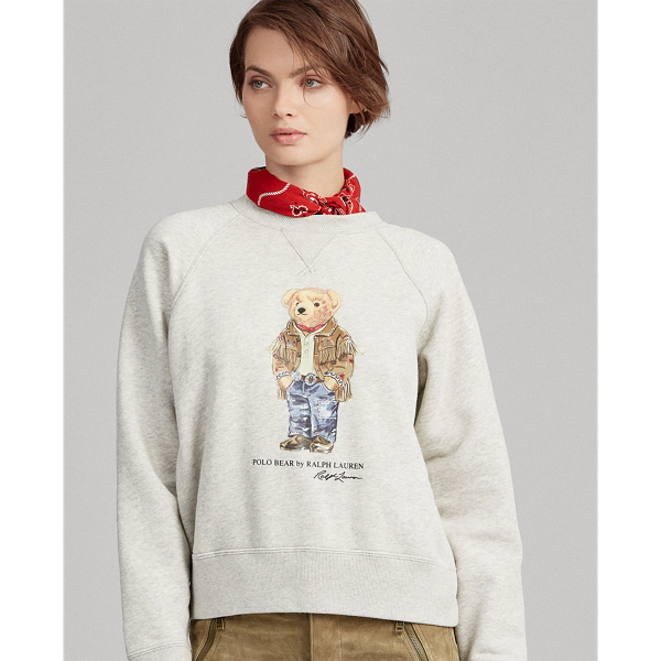 polo bear hoodie women's