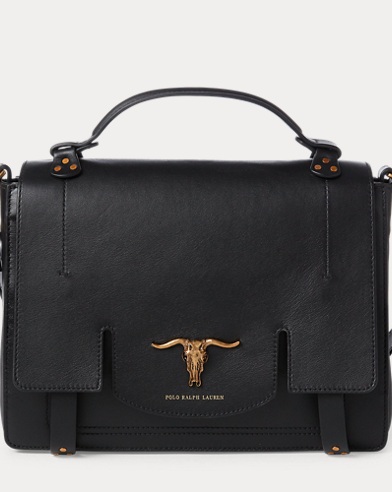 Leather Schooly Bag. Exclusive. Polo Ralph Lauren