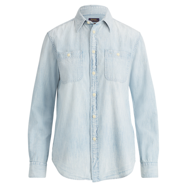 chambray polo