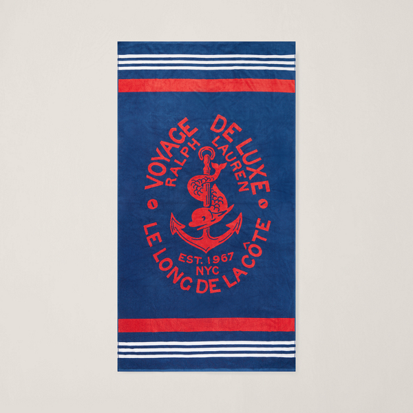 drap de plage ralph lauren