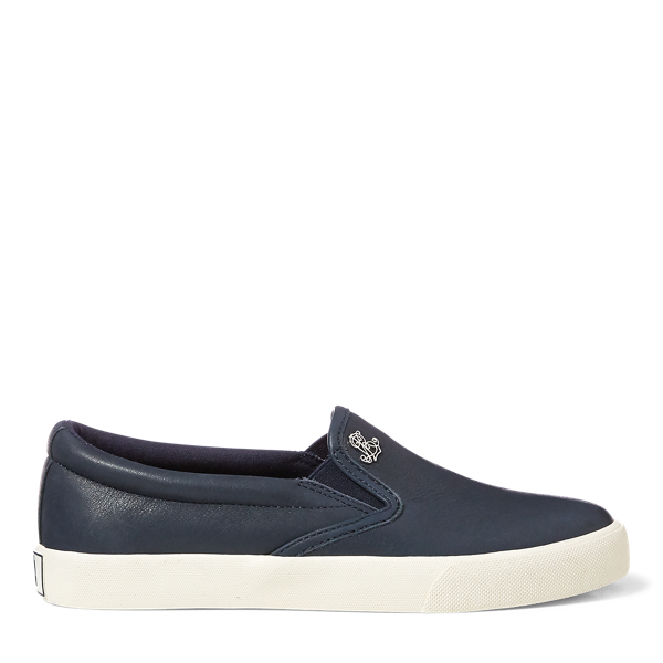 Ria Leather Slip-On Sneaker | Ralph Lauren UK