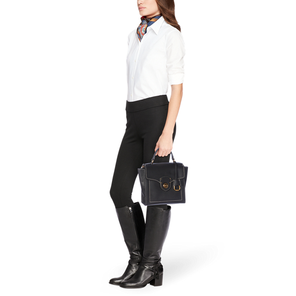 Leather Crossbody Satchel Bag Ralph Lauren UK