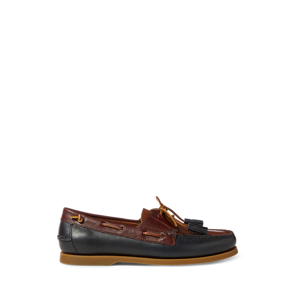 polo ralph lauren merton leather boat shoe