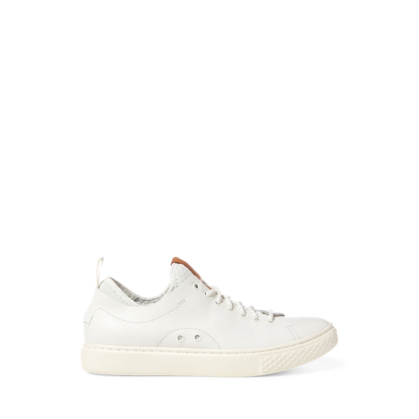 ralph lauren dunovin leather sneaker