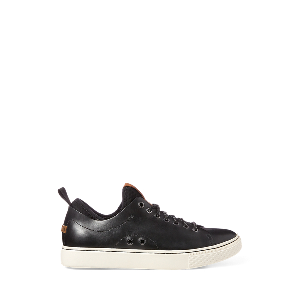 Dunovin Leather Sneaker | Ralph Lauren UK