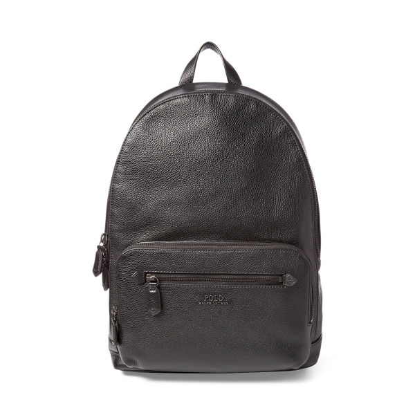 Sac à dos en cuir chagrin