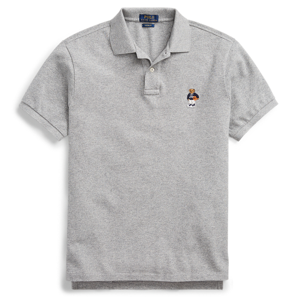 custom slim fit bear polo