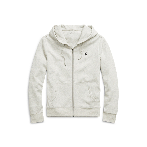 white ralph lauren zip up hoodie