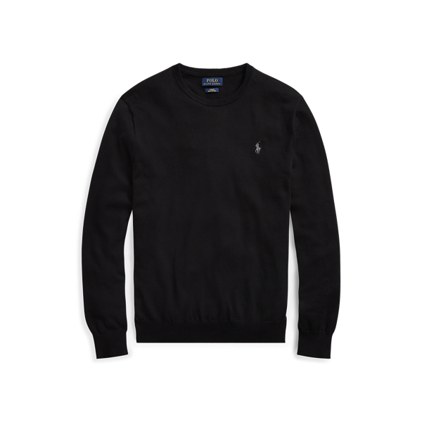 Camisola de malha de algodão Slim Fit