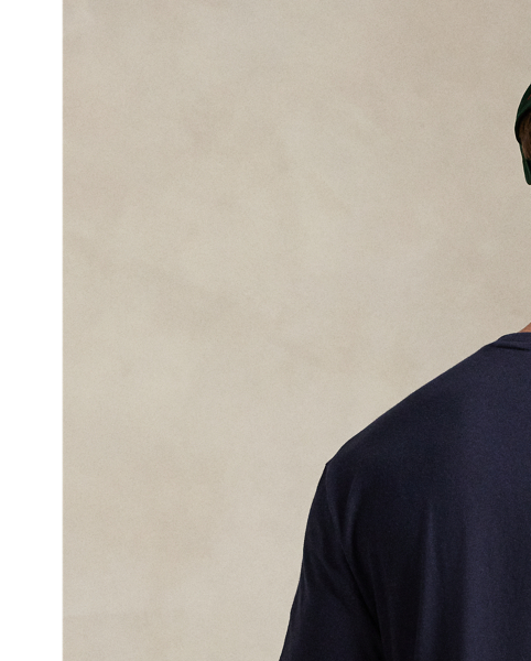 Washed for a perfectly broken-in look and feel, this cotton T-shirt is a Polo essential you'll reach for again and again.