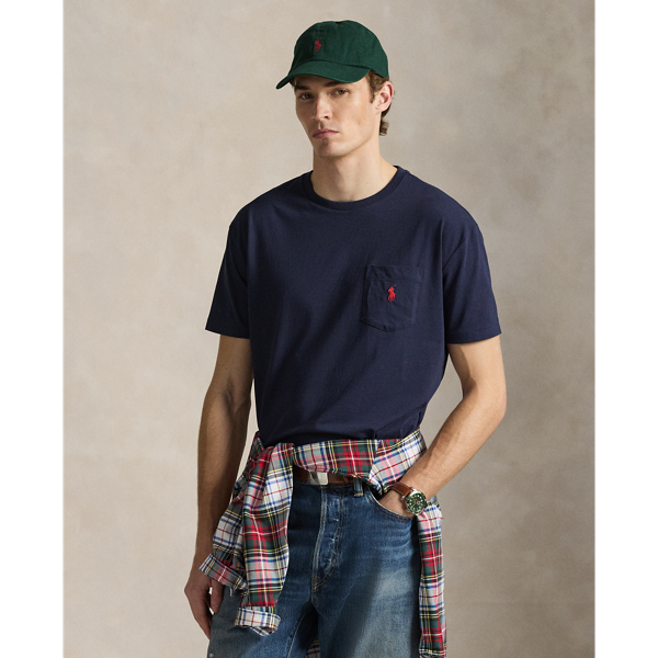 Washed for a perfectly broken-in look and feel, this cotton T-Shirt is a Polo essential you'll reach for again and again.