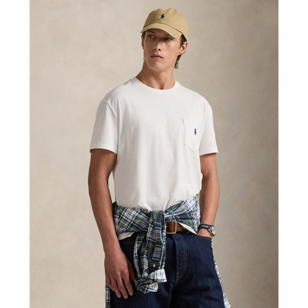 Washed for a perfectly broken-in look and feel, this cotton T-Shirt is a Polo essential you'll reach for again and again.