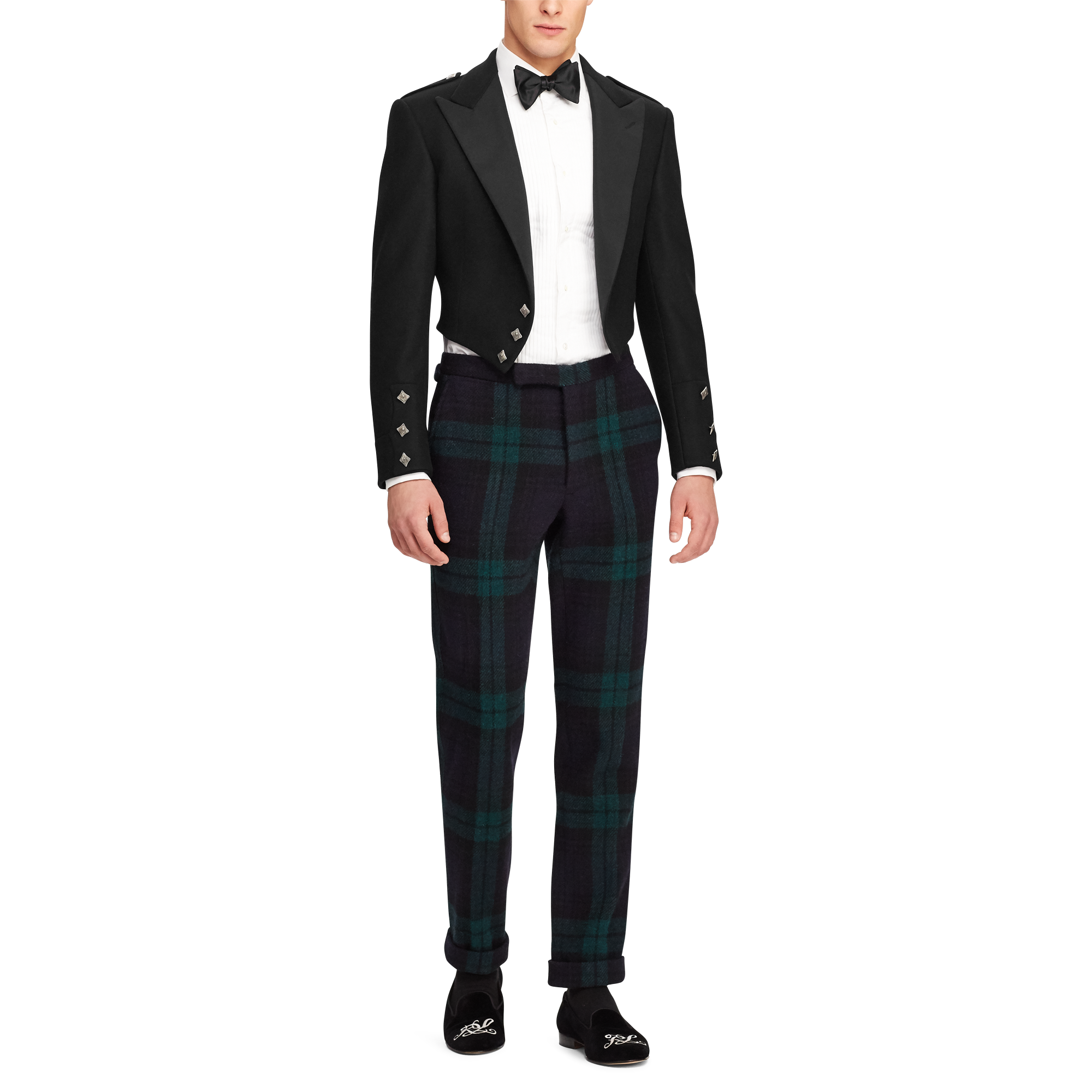Ralph Lauren Cropped Melton Tuxedo Jacket. 3