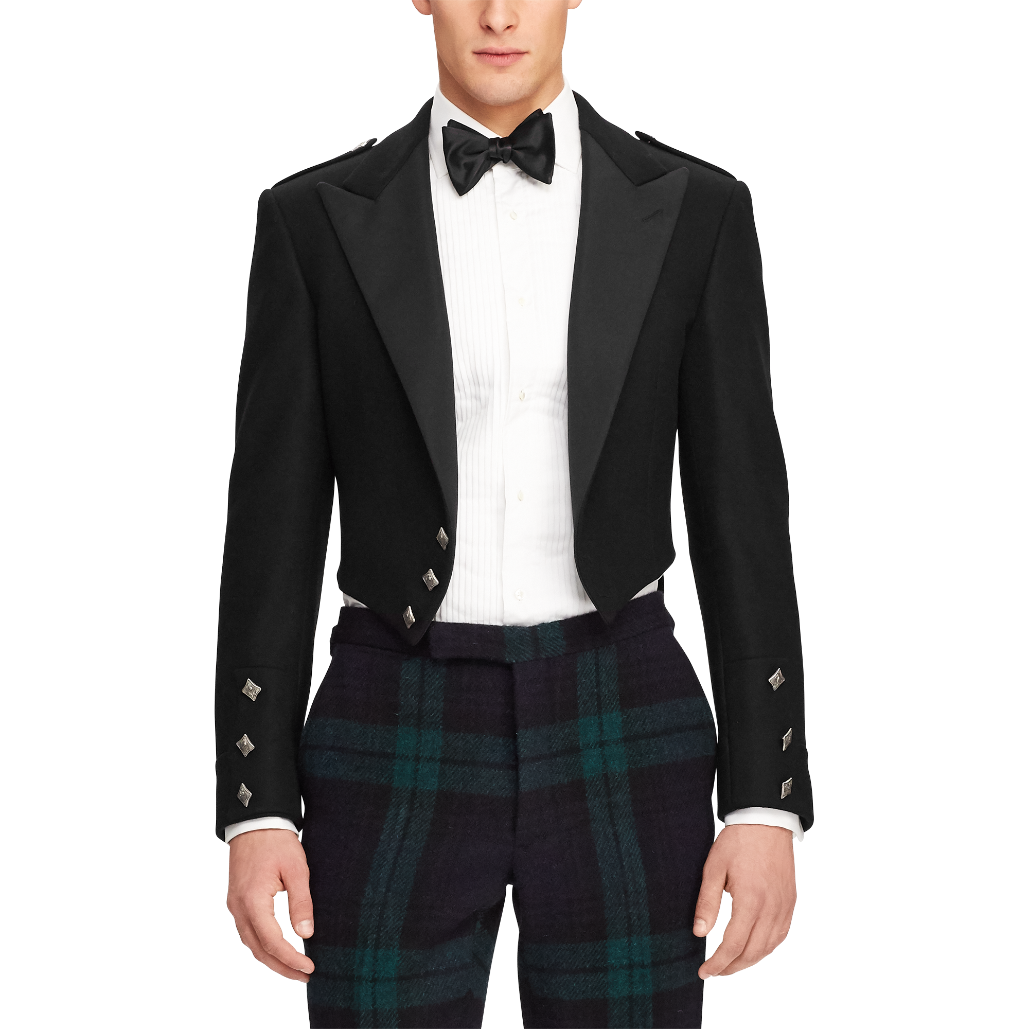 Ralph Lauren Cropped Melton Tuxedo Jacket. 4