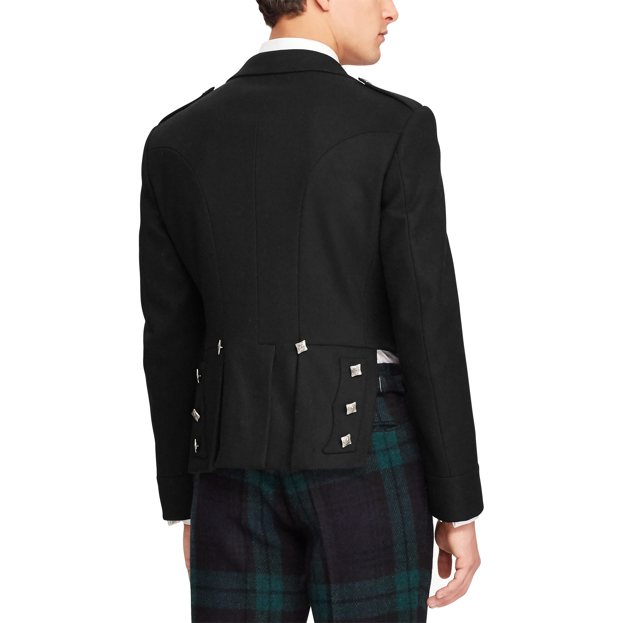 Ralph Lauren Cropped Melton Tuxedo Jacket. 5