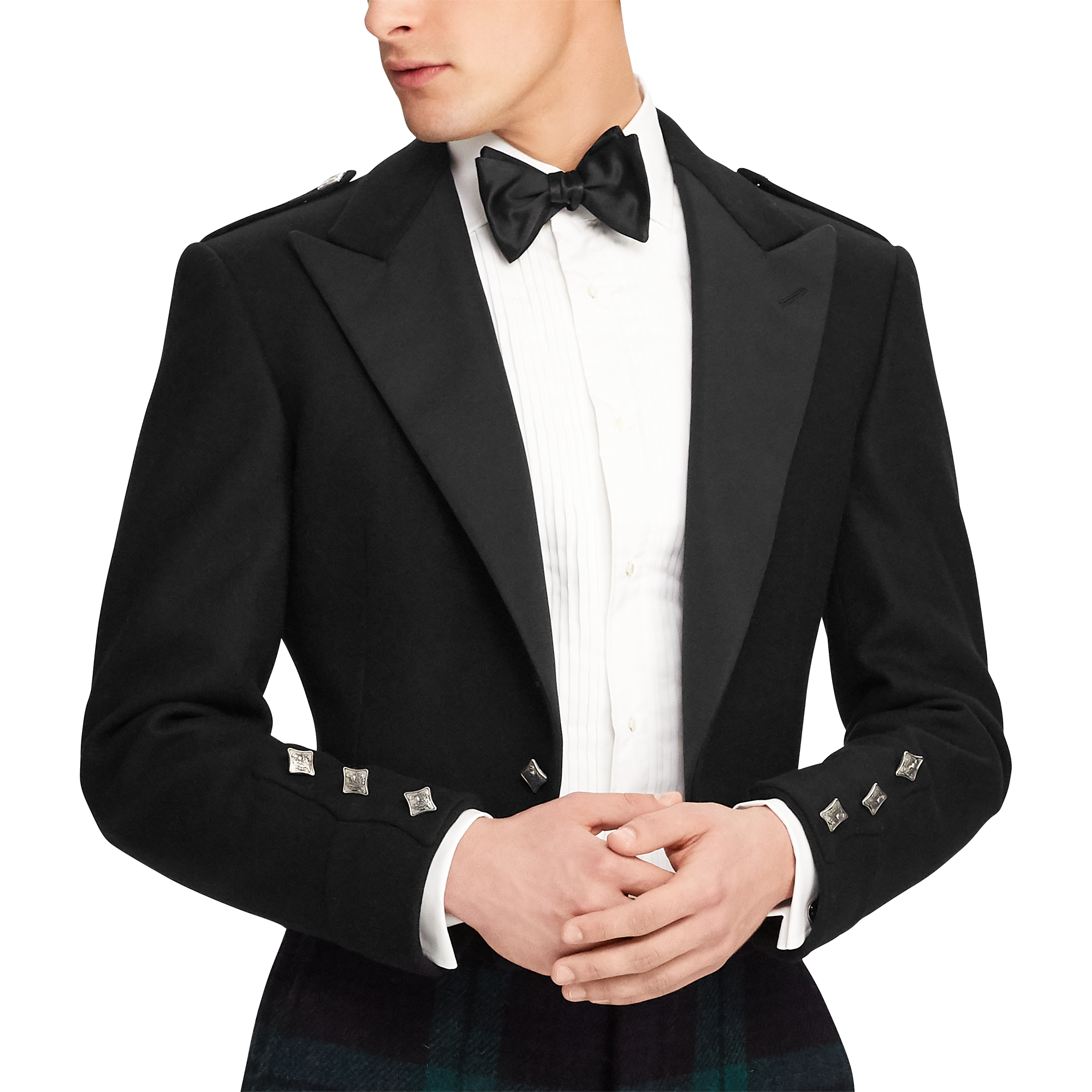 Ralph Lauren Cropped Melton Tuxedo Jacket. 6