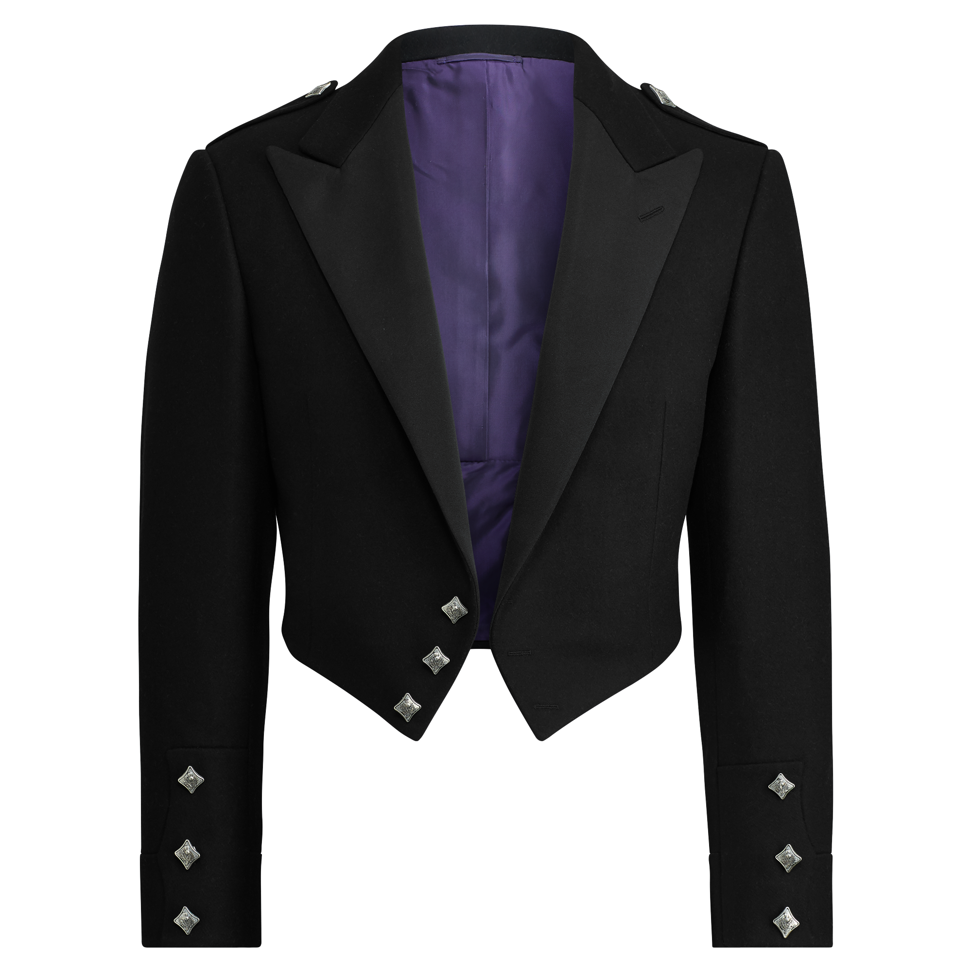 Ralph Lauren Cropped Melton Tuxedo Jacket. 2