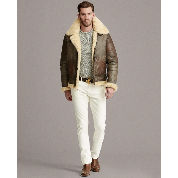 ralph lauren men's aviator jacket