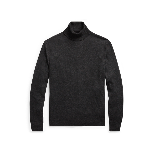 Pull RLX cintré en mérinos côtelé