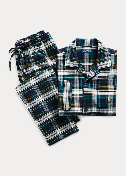 Pantaloni da pigiama in flanella Ralph Lauren Uomo Abbigliamento Abbigliamento per la notte Pigiami 