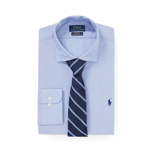 Chemise ajustée facile d'entretien