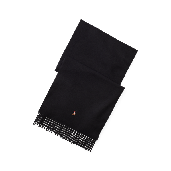 Écharpe à frange en laine vierge