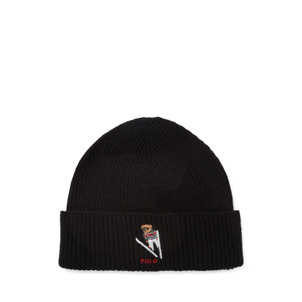 polo ski bear beanie