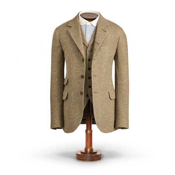 ralph lauren tweed blazer